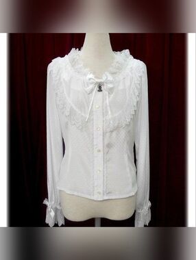 Make An Offer! Alice And The Pirates White Etoile Blouse